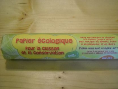 papier écologique pour la cuisson et la conservation