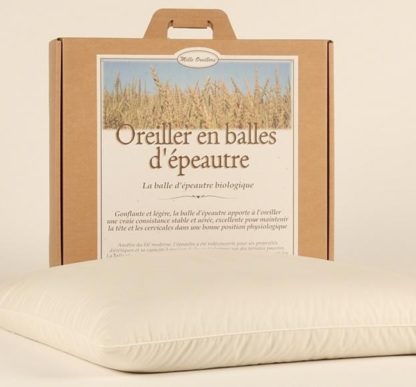 oreiller en épeautre bio