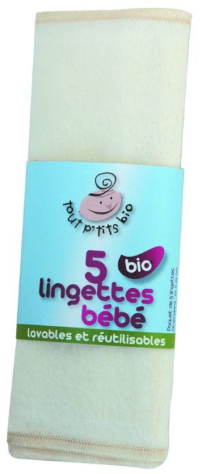 lingettes bébé lavables