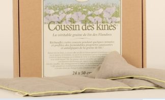 coussin des kinés aux graines de lin