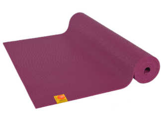 Tapis de yoga prune