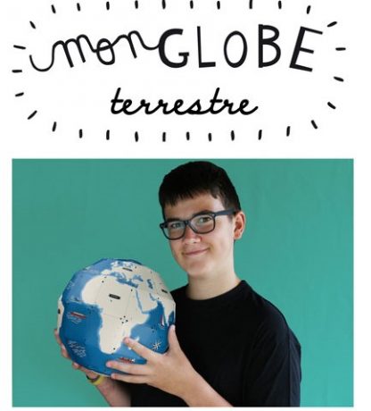 globe terrestre monté