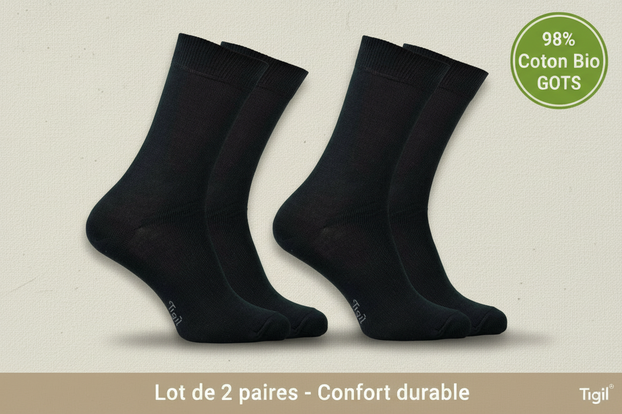 chaussettes Tigil standard noirs