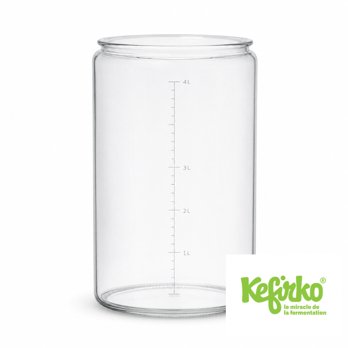 Cuve seule en verre pour le kit kombucha 4 litres