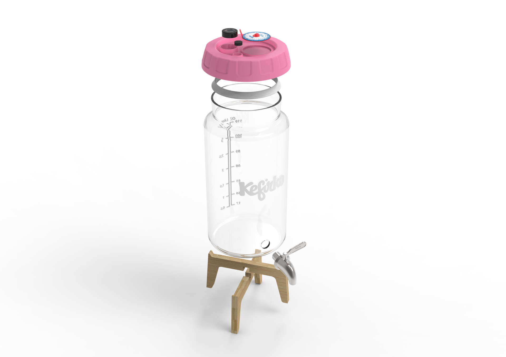 Kit kombucha 4 litres rose – Image 7