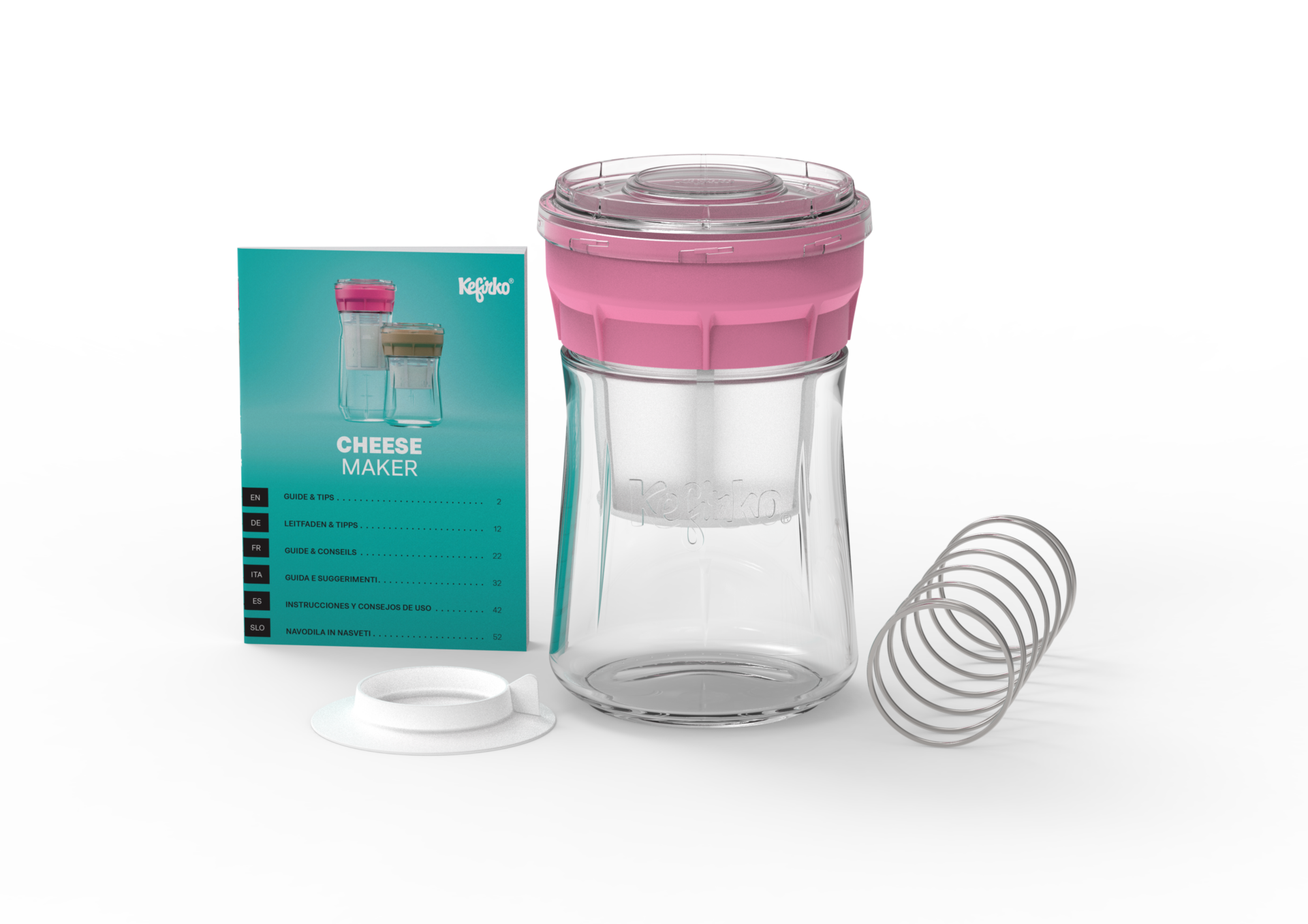 Kit à fromage rose 900ml