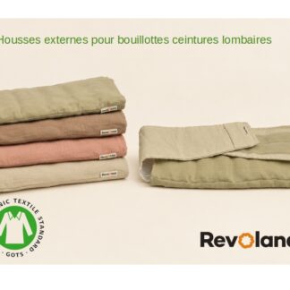 housse externe en coton bio ceinture lombaire en m ou xl