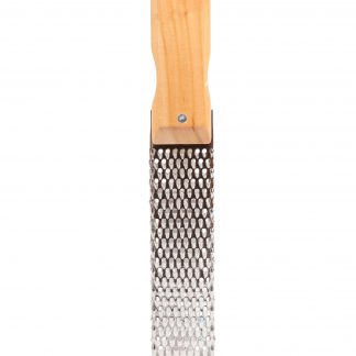 Râpe à fromage en inox avec poignée