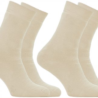 Chaussettes Opala bouclettes intégrales – crème/crème - lot de 2 paires