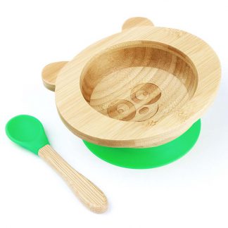 Set repas en bambou pour enfant bas âge