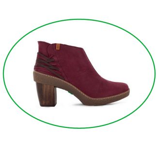 Bottine talon bois rioja